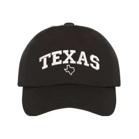 Texas Baseball Hat - Texas Map Baseball Hat