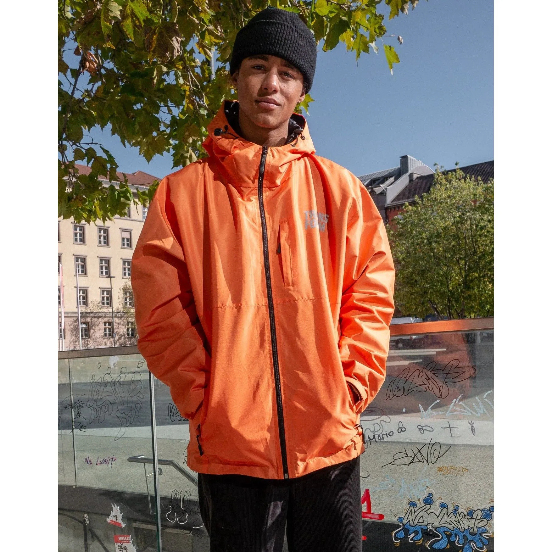 The Stacked Jacket Tiger Orange