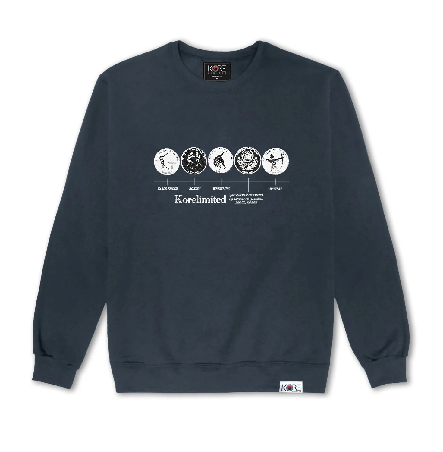 TIMELINE CREWNECK (CHARCOAL)