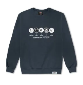 TIMELINE CREWNECK (CHARCOAL)