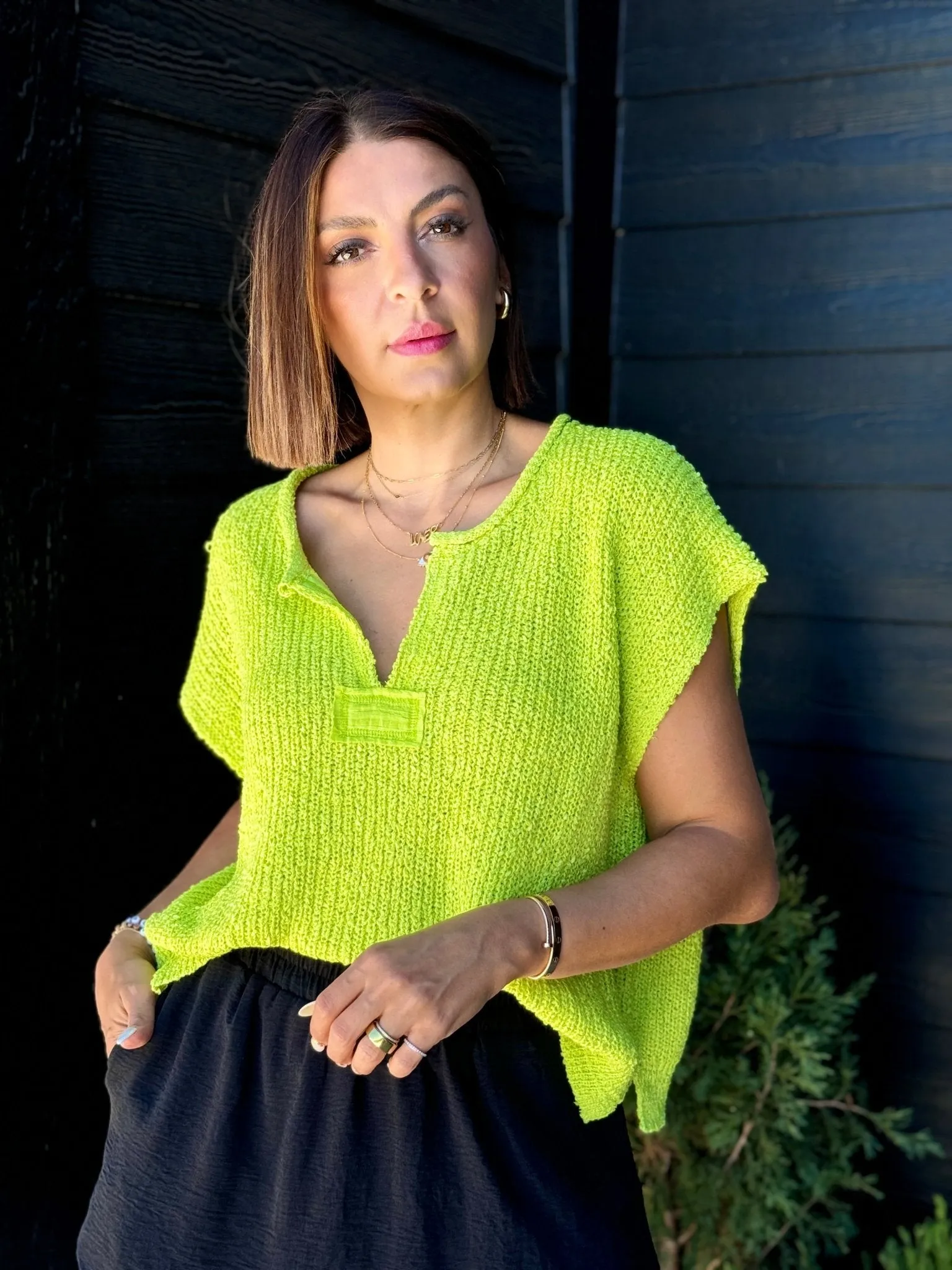 Vicky Top (Lime)