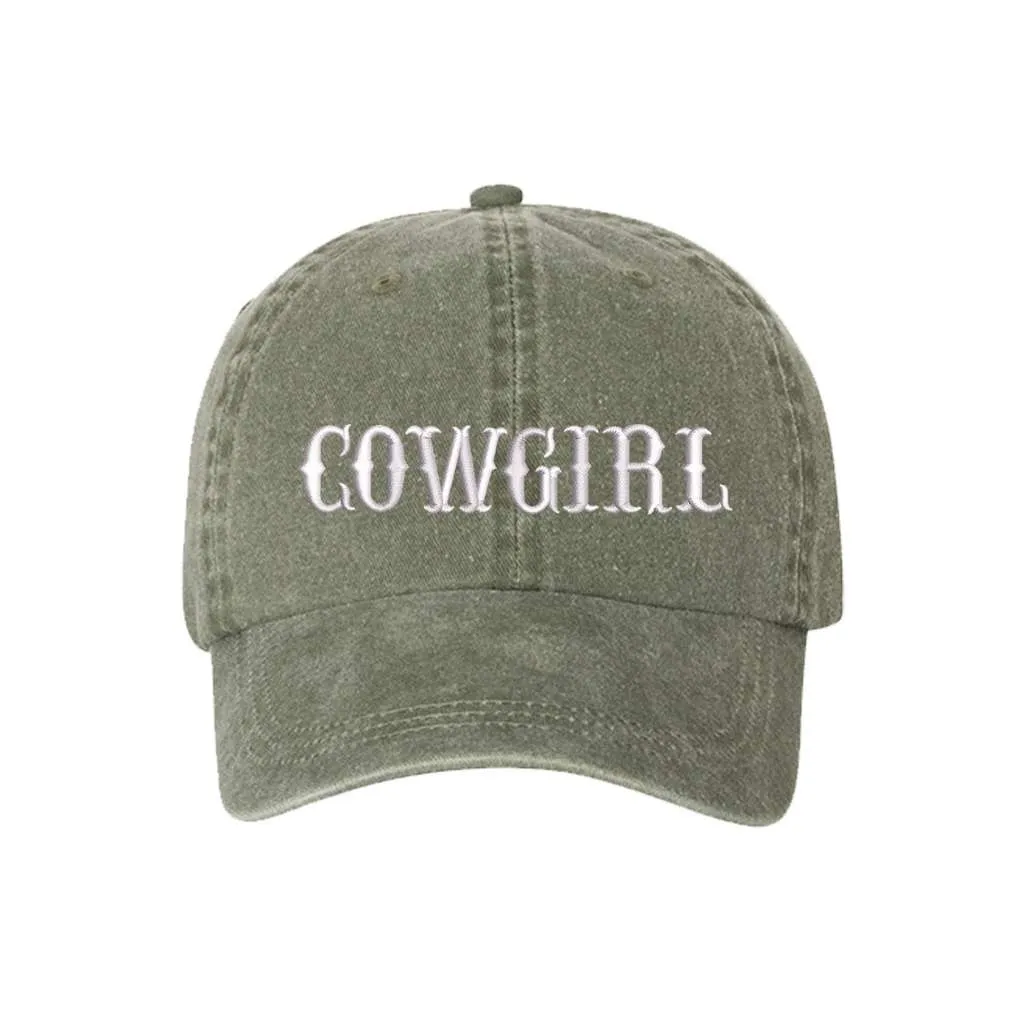 Washed Cowgirl Baseball Hat