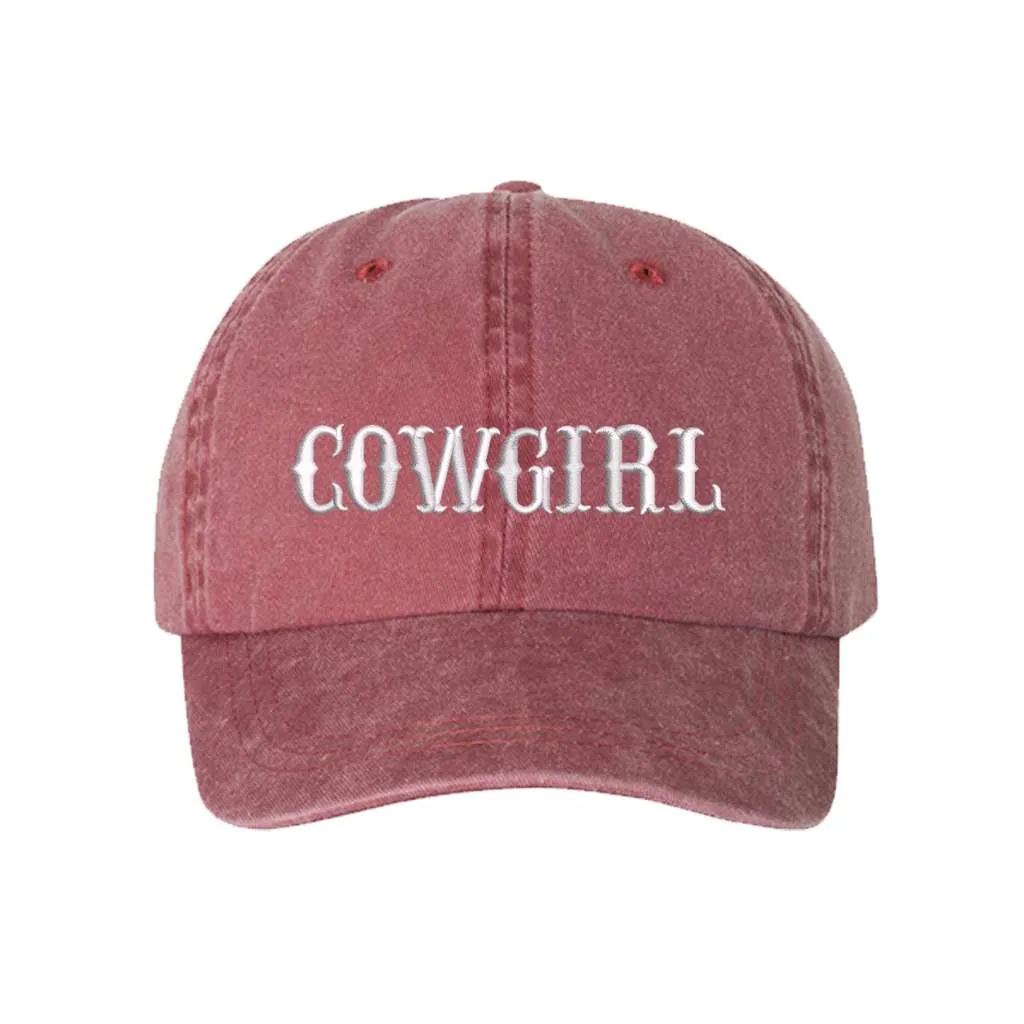 Washed Cowgirl Baseball Hat